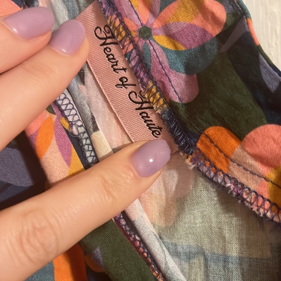 Heart of Haute Marie Dress in Malibu pinup mod cotton Dress retro 12 XL - Picture 5 of 7